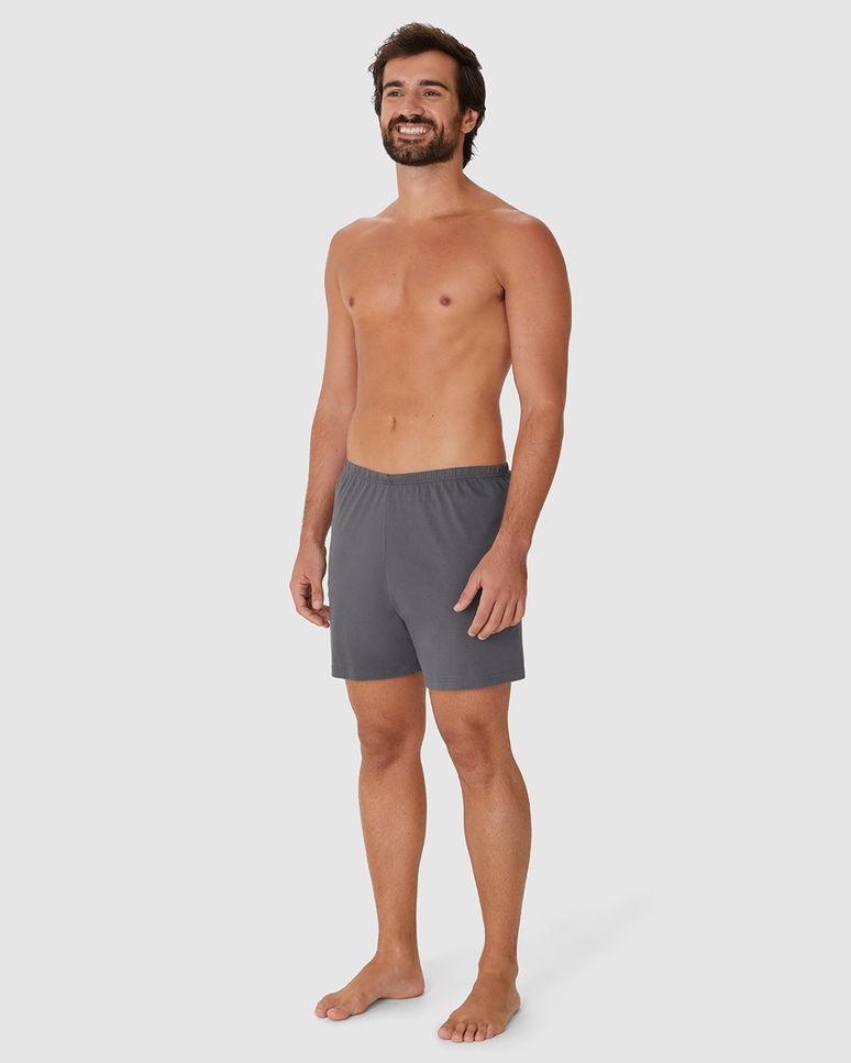 Shorts Masculino De Pijama Cós Elástico Em Algodão