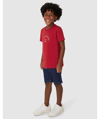 Camiseta Infantil Unissex Estampa Energy Em Algodão Malwee Kids