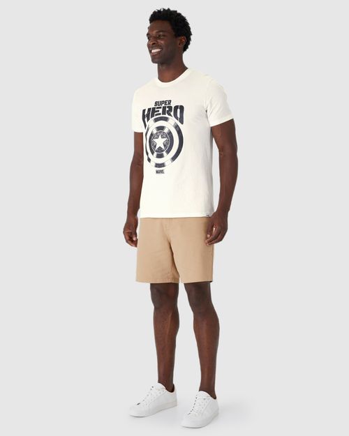 Camiseta Masculina Avengers Super Hero Em Algodão