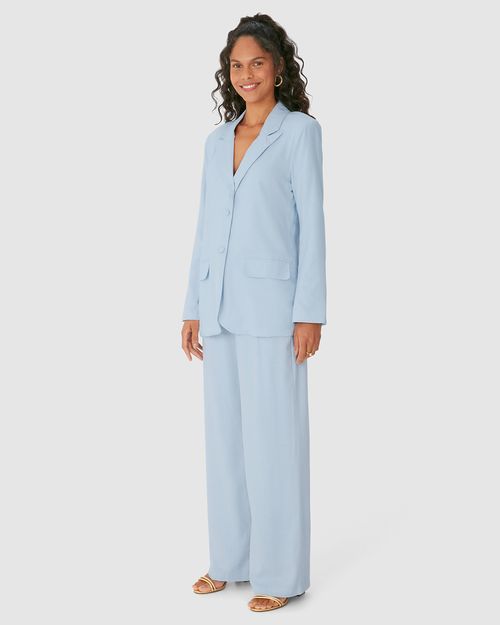 Blazer Feminino Com Bolso Frontal Em Viscolinho