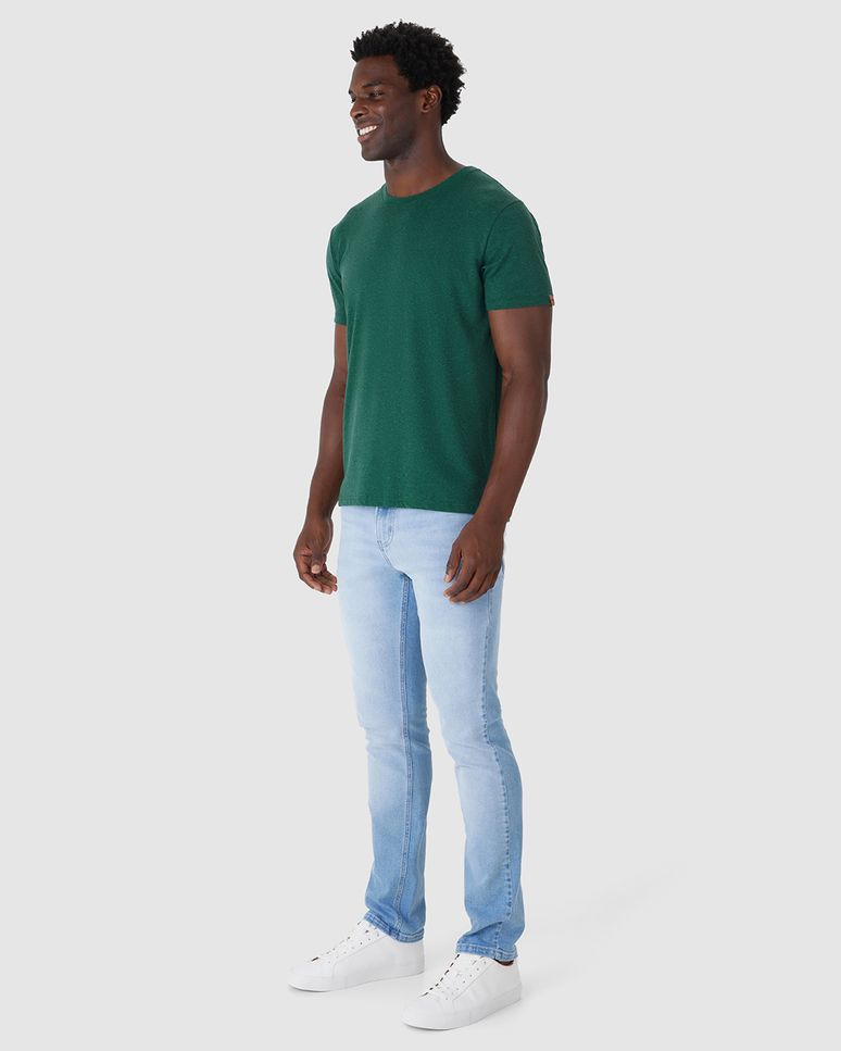 Camiseta Movimento Masculina Decote Redondo Em Malha Anti Odor