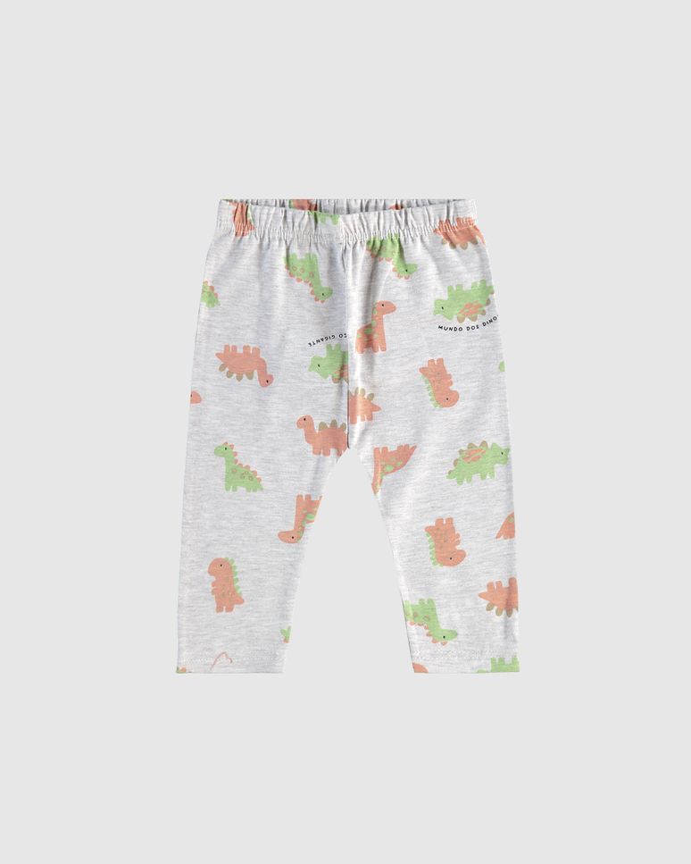 Calça Infantil Unissex Estampada Cós Elástico Em Algodão Malwee Kids
