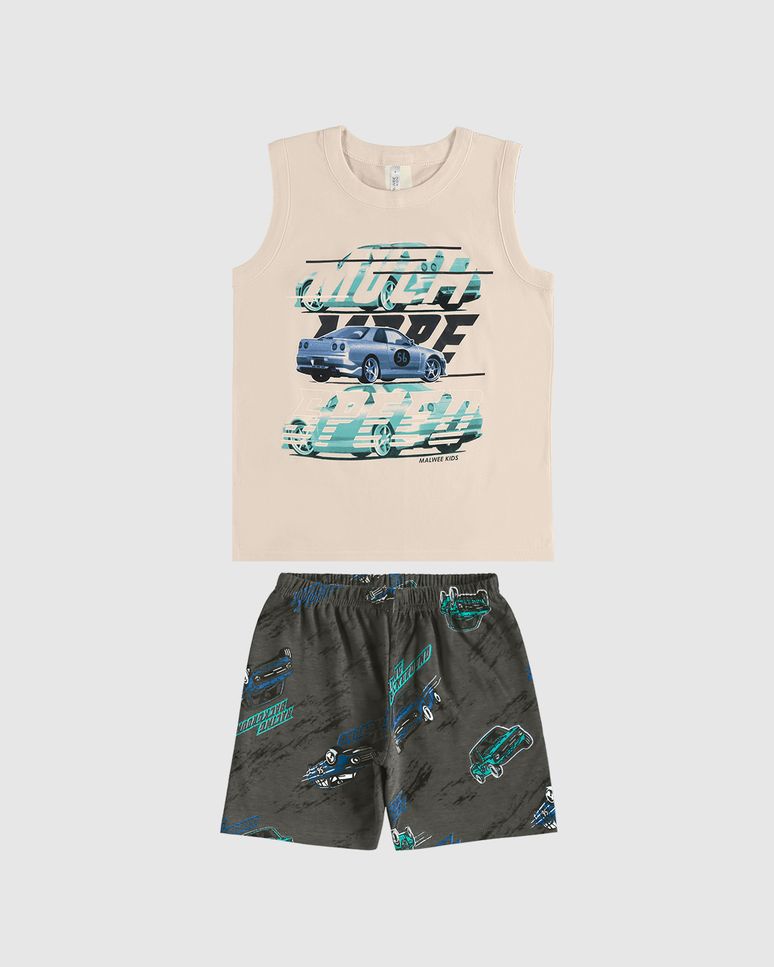 Pijama Infantil Menino Speed Em Algodão Malwee Kids