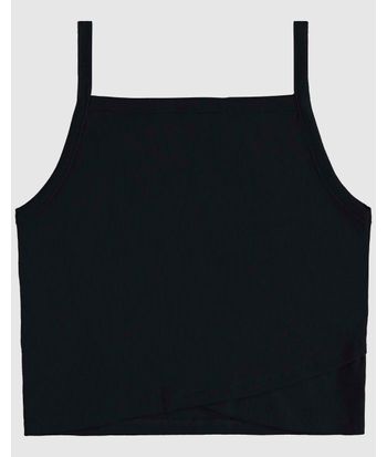 Regata Menina Cropped Barra Transpasse Em Ribana Malwee Kids