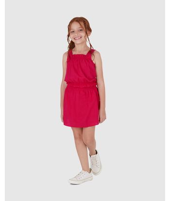 Conjunto Infantil Menina Blusa Cropped E Shorts Saia Godê Malwee Kids