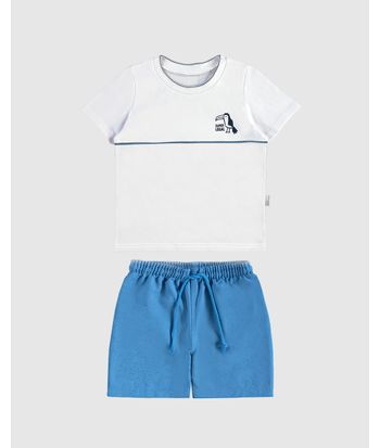 Conjunto Infantil Menino Estampa Super Legal Em Algodão Malwee Kids