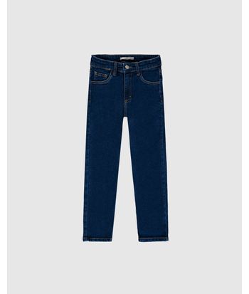 Calça Infantil Menina Skinny Cintura Ajustável Em Jeans Moletom Malwee Kids