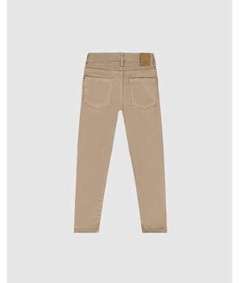 Calça Infantil Menino Skinny Cintura Ajustável Em Sarja Stretch Malwee Kids