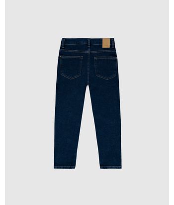 Calça Infantil Menino Slim Em Jeans Moletom Malwee Kids