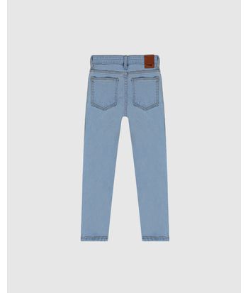 Calça Infantil Menina Skinny Cintura Ajustável Em Jeans Moletom Malwee Kids