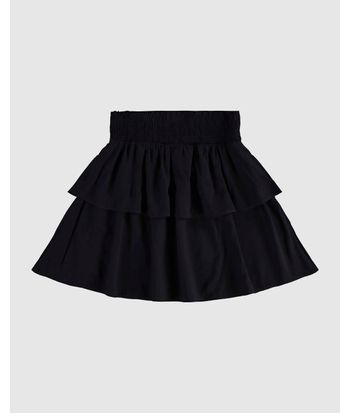 Saia Menina Camadas Cós Lastex Em Viscose Malwee Kids