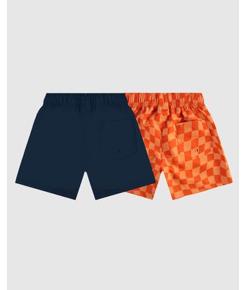 Kit 2 Shorts De Banho Infantil Menino Em Microfibra Malwee Kids