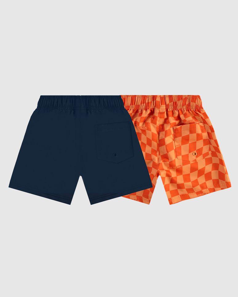 Kit 2 Shorts De Banho Infantil Menino Em Microfibra Malwee Kids