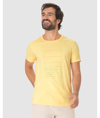 Camiseta Masculina Decote Redondo Colors Of Nature Em Algodão
