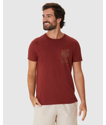 Camiseta Masculina Decote Redondo We Care For The Planet Em Algodão