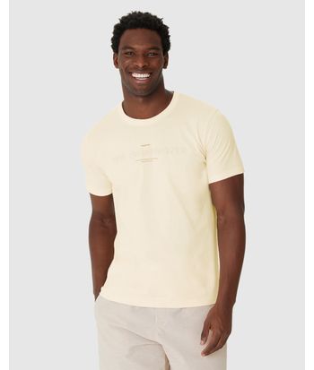 Camiseta Masculina Be Present Estampa Alto Relevo Em Algodão