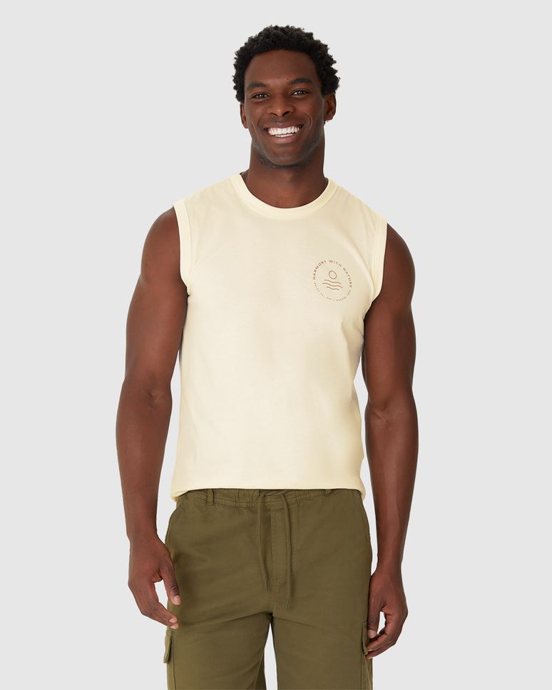 Regata Masculina Regular Harmony With Nature Em Algodão