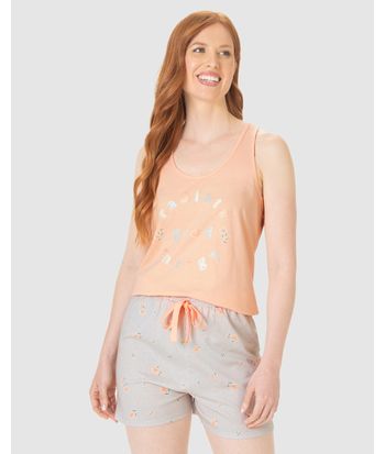 Pijama Curto Feminino Radiate Good Energy Em Algodão
