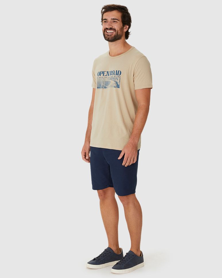 Camiseta Masculina Open Road Go Where You Feel Most Alive Em Algodão