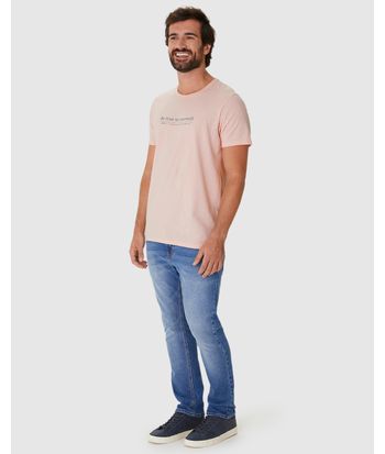 Camiseta Masculina Decote Redondo Be True To Yourself Em Algodão
