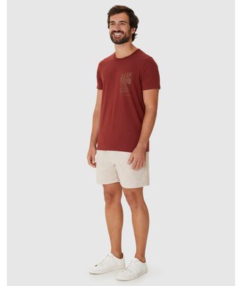 Camiseta Masculina Decote Redondo We Care For The Planet Em Algodão
