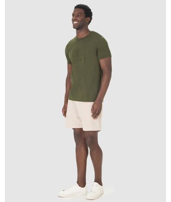 Camiseta Masculina Be Present Estampa Alto Relevo Em Algodão