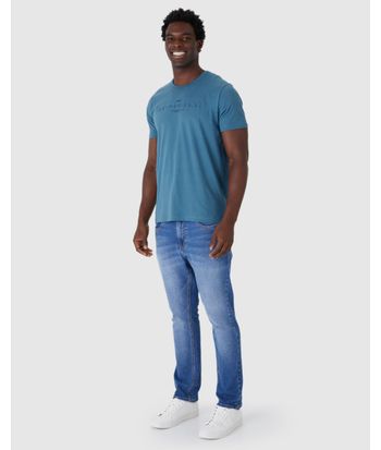 Camiseta Masculina Be Present Estampa Alto Relevo Em Algodão
