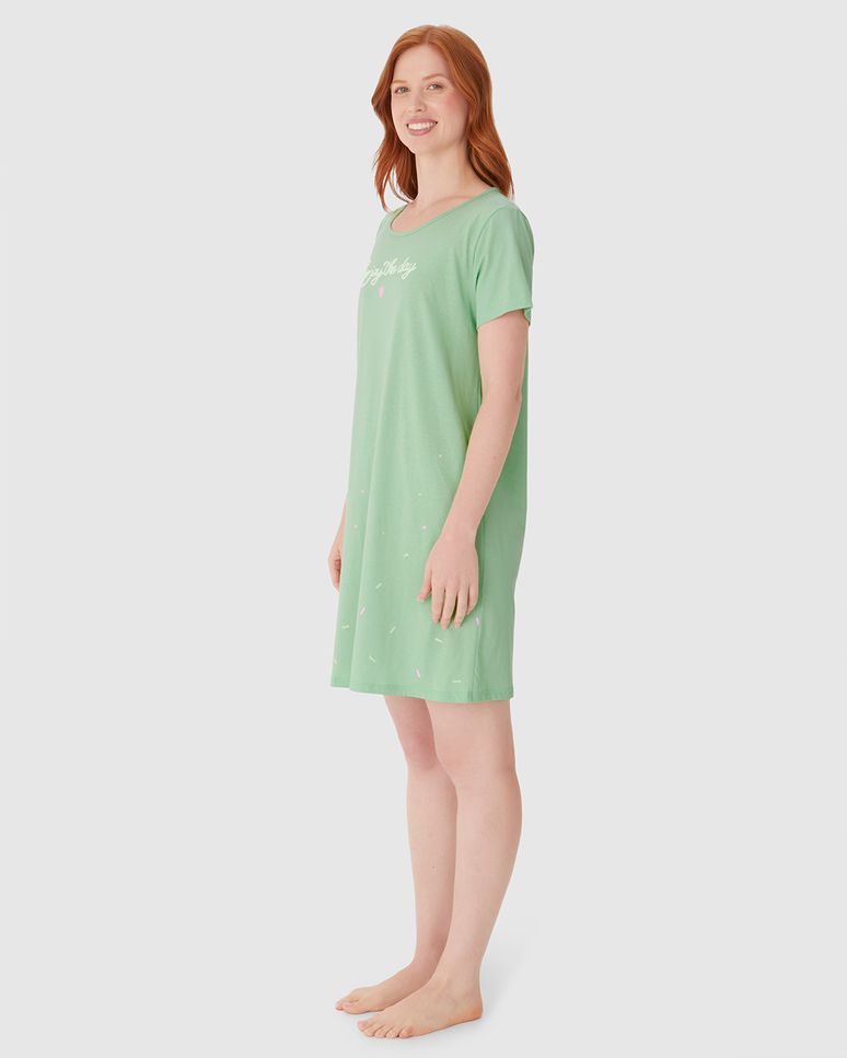 Camisola T-Shirt Feminina Enjoy The Day Em Algodão