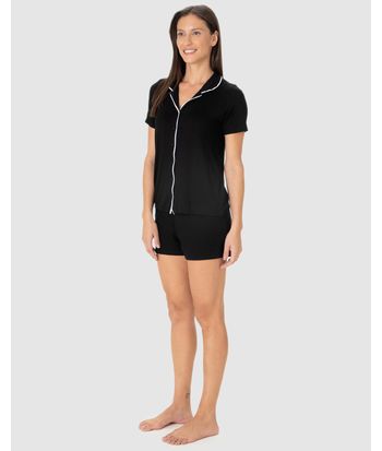 Pijama Curto Feminino Americano Em Viscose Stretch
