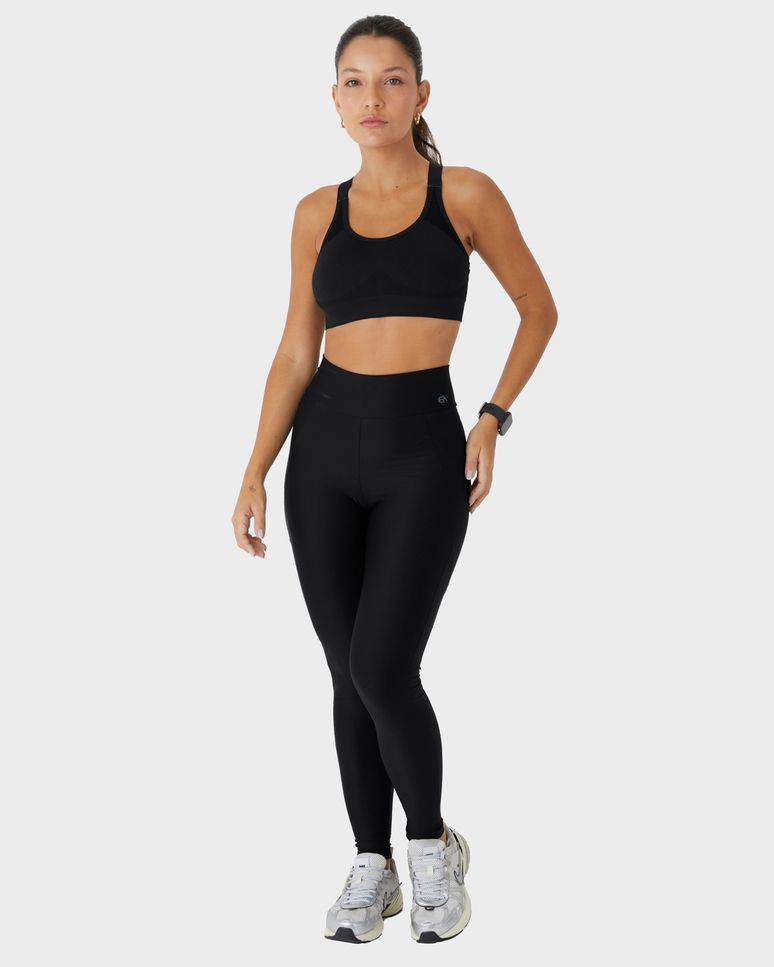 Calça Legging Feminina Detalhe A Laser Em Malha Dry E Proteção UV50+ - ENFIM