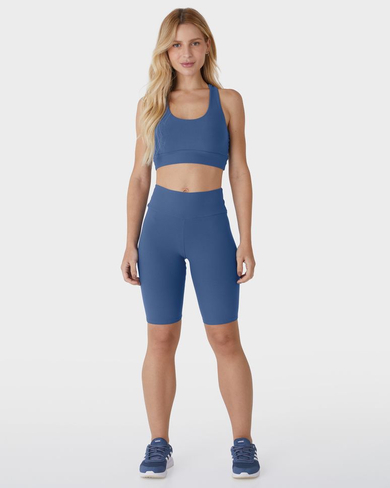 Bermuda Biker Feminina Em Malha Com Proteção UV50+ - ENFIM