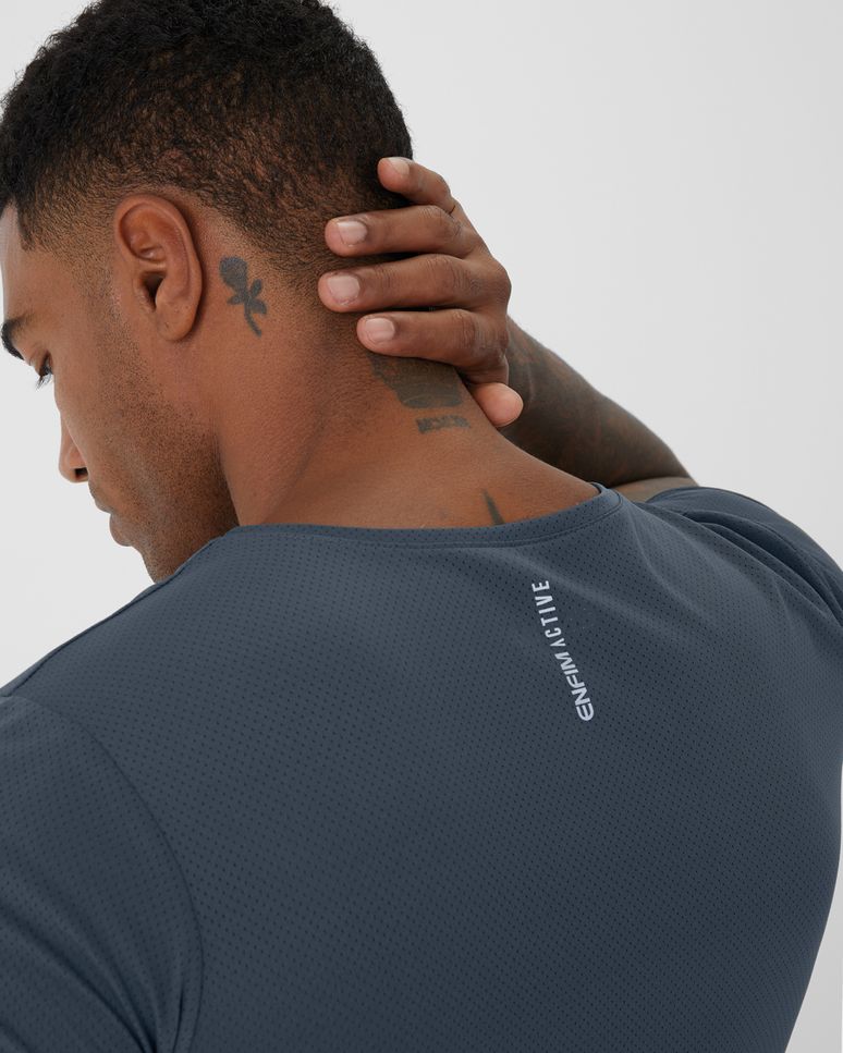 Camiseta Masculina Slim Em Malha Dry - ENFIM