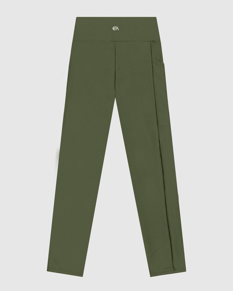 Calça Capri Feminina Bolso Lateral Em Malha Com Proteção UV50+ - ENFIM