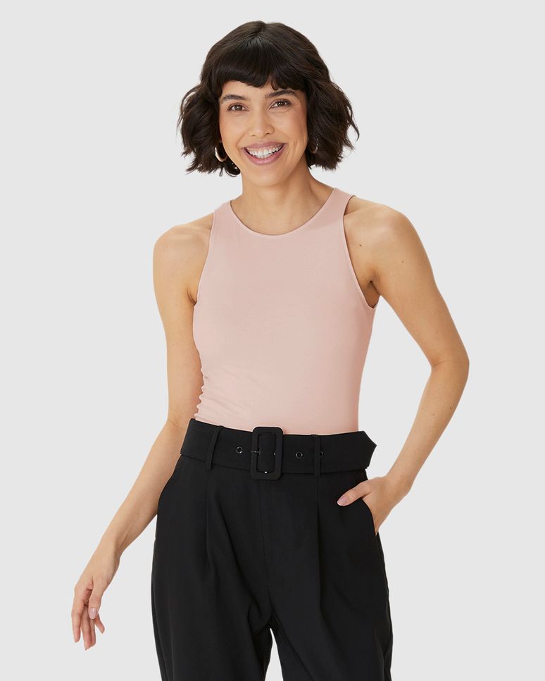 Regata Justa Feminina Em Algodão