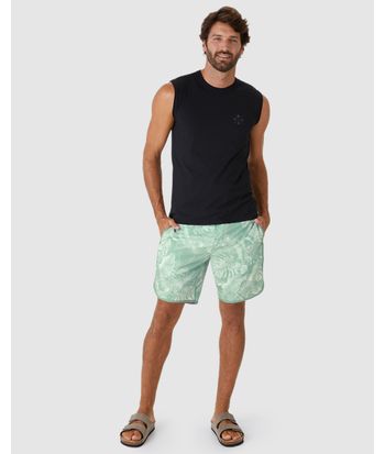 Bermuda Masculina Tradicional Cadarço Frontal Em Microfibra Com Elastano