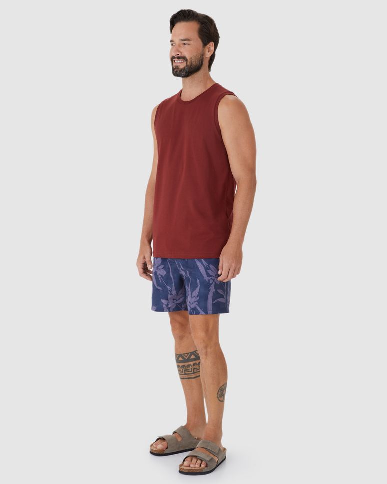 Regata Básica Masculina Cava Ajustada Em Algodão