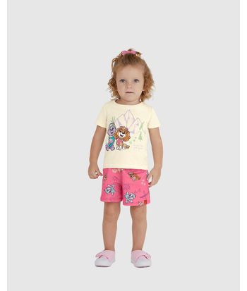 Conjunto Infantil Menina Baía Da Aventura Patruha Canina Malwee Kids