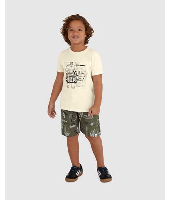 Conjunto Infantil Menino Super-Heróis Avengers Em Algodão Malwee Kids