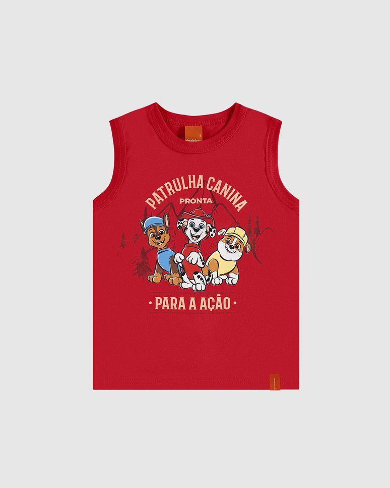 Regata Infantil Menino Patrulha Canina Pronta Para A Ação Malwee Kids