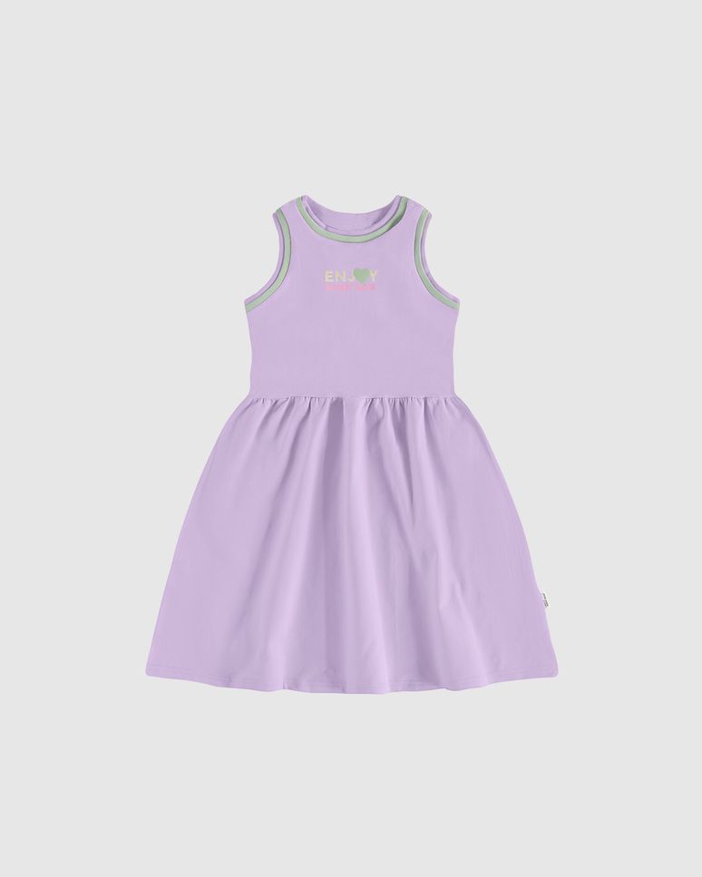Vestido Infantil Rodado Enjoy Sweet Days Em Algodão Malwee Kids