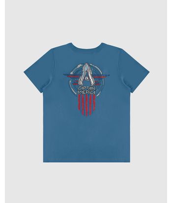 Camiseta Infantil Menino Estampa Metalizada Avengers Em Algodão Malwee Kids