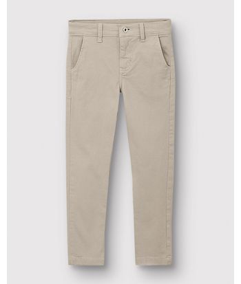 Calça Menino Chino Em Sarja Com Elastano - Carinhoso