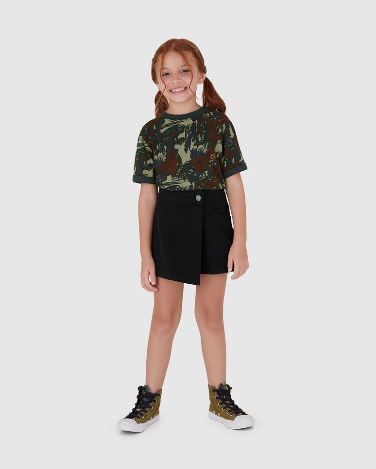 Camiseta Infantil Menino Estampa Camuflada Em Algodão Malwee Kids