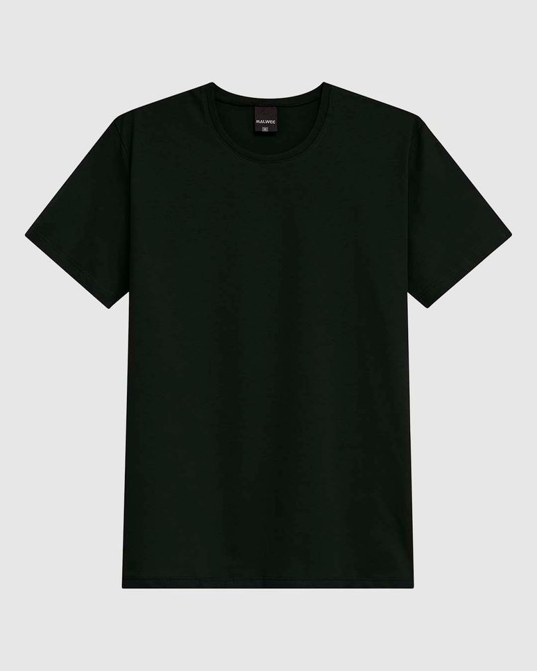 Camiseta Masculina Decote Redondo Manga Curta Em Algodão