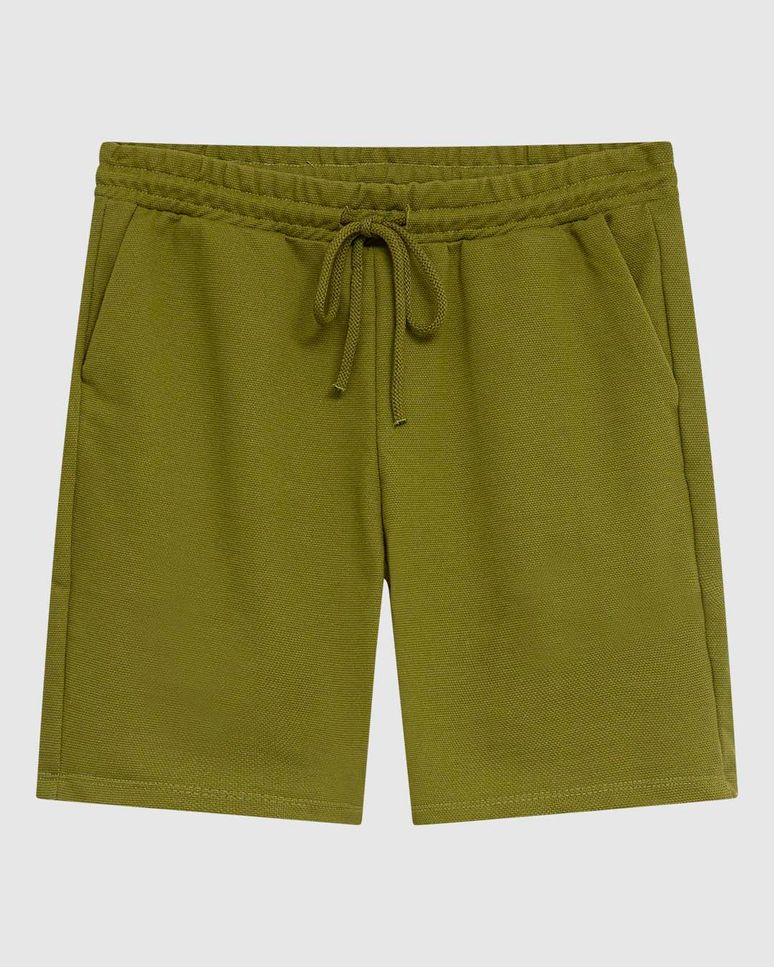 Bermuda Masculina Slim Fit Bolso Faca Em Moletinho