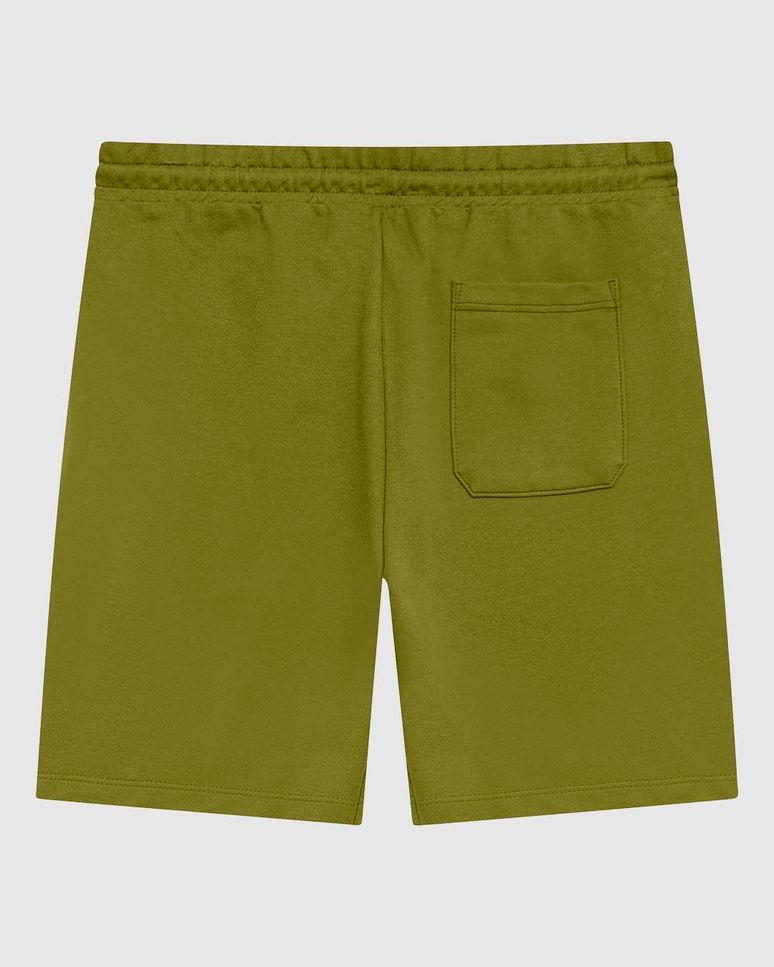 Bermuda Masculina Comfort Bolso Frontal Em Moletom
