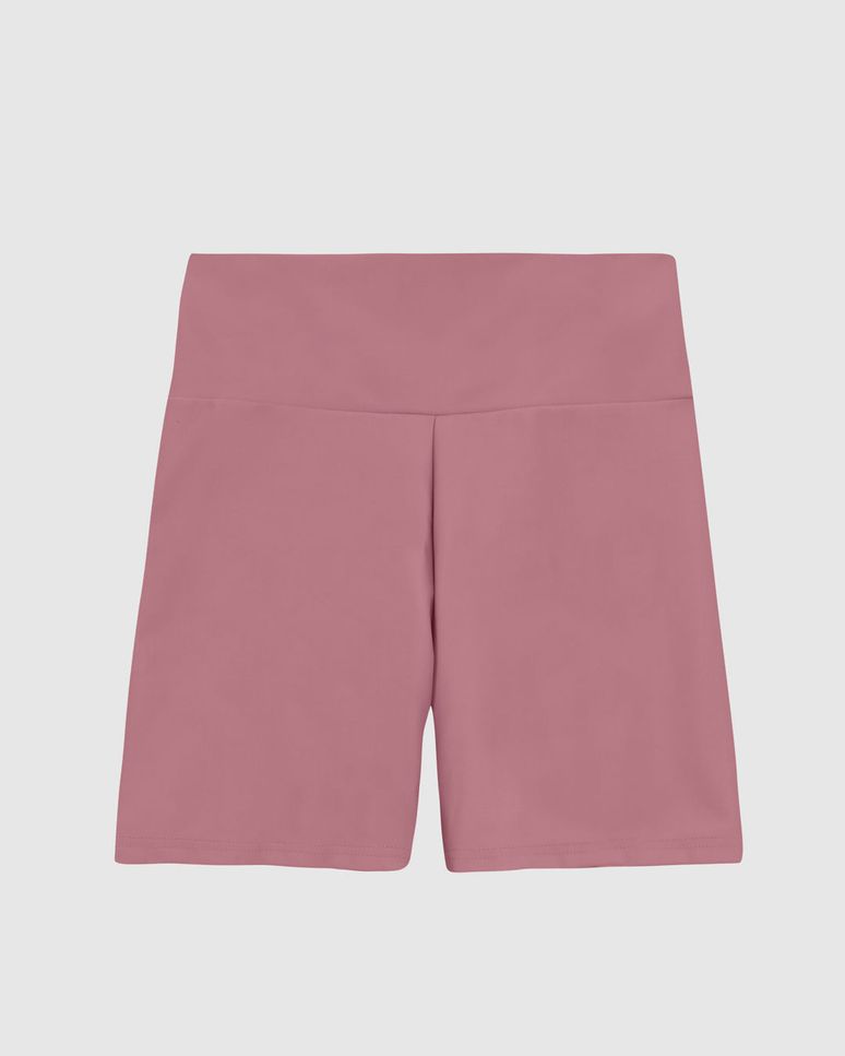 Shorts Justo Feminino Bolso Costas Em Malha Dry E Proteção UV50+ - ENFIM