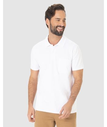 Camisa Polo Básica Masculina Gola Esporte Em Algodão