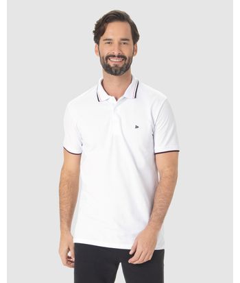 Camisa Polo Básica Masculina Em Piquet Premium