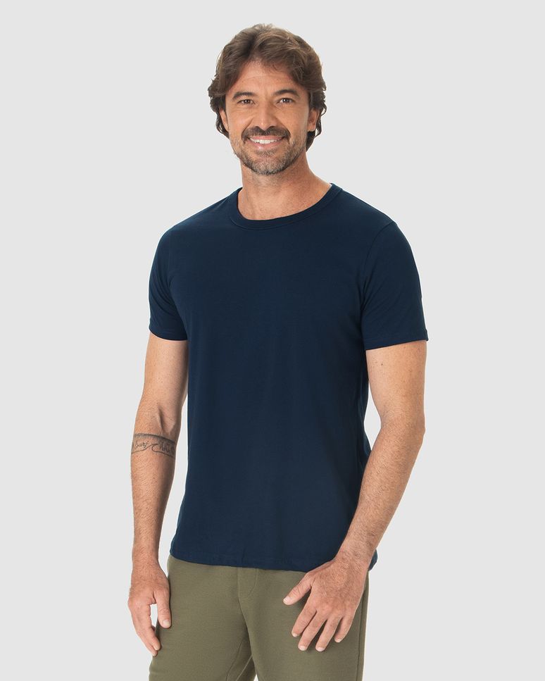 Camiseta Original Masculina Decote Redondo Em Algodão